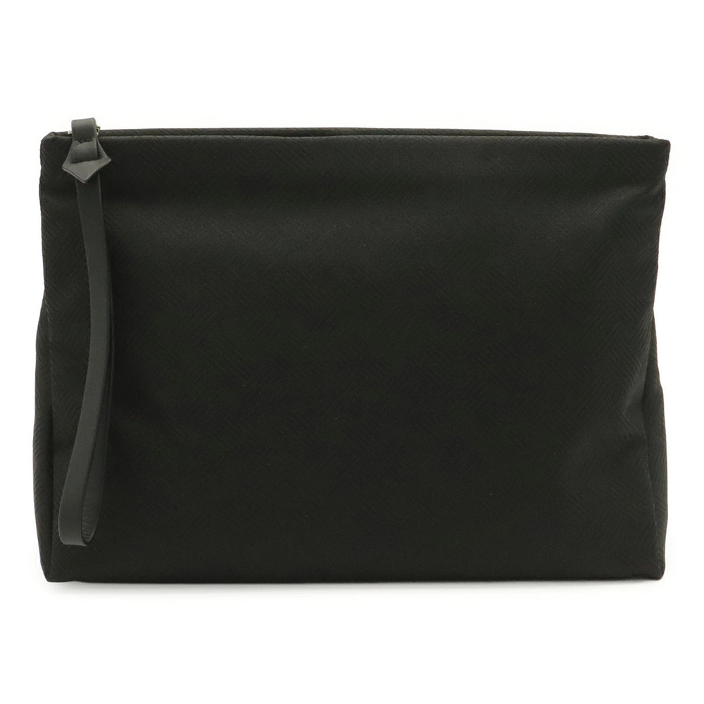 BOTTEGA VENETA Clutch Bag Shoulder Leather Black